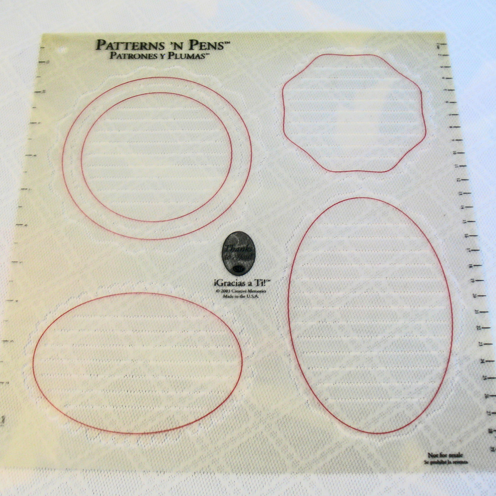 Patterns&Pens Template Scrapbooking
